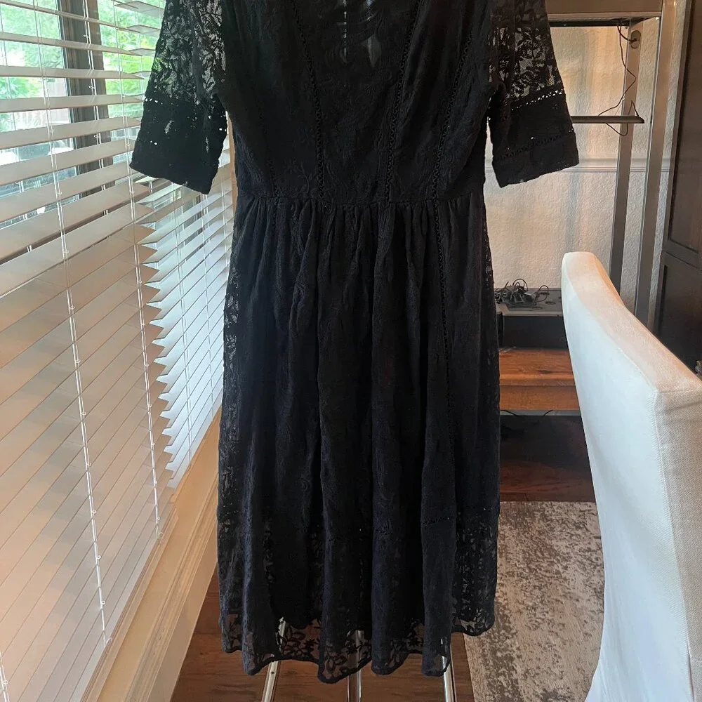 Free People Mountain Laurel Lace Crochet Midi - Picture 3 of 5